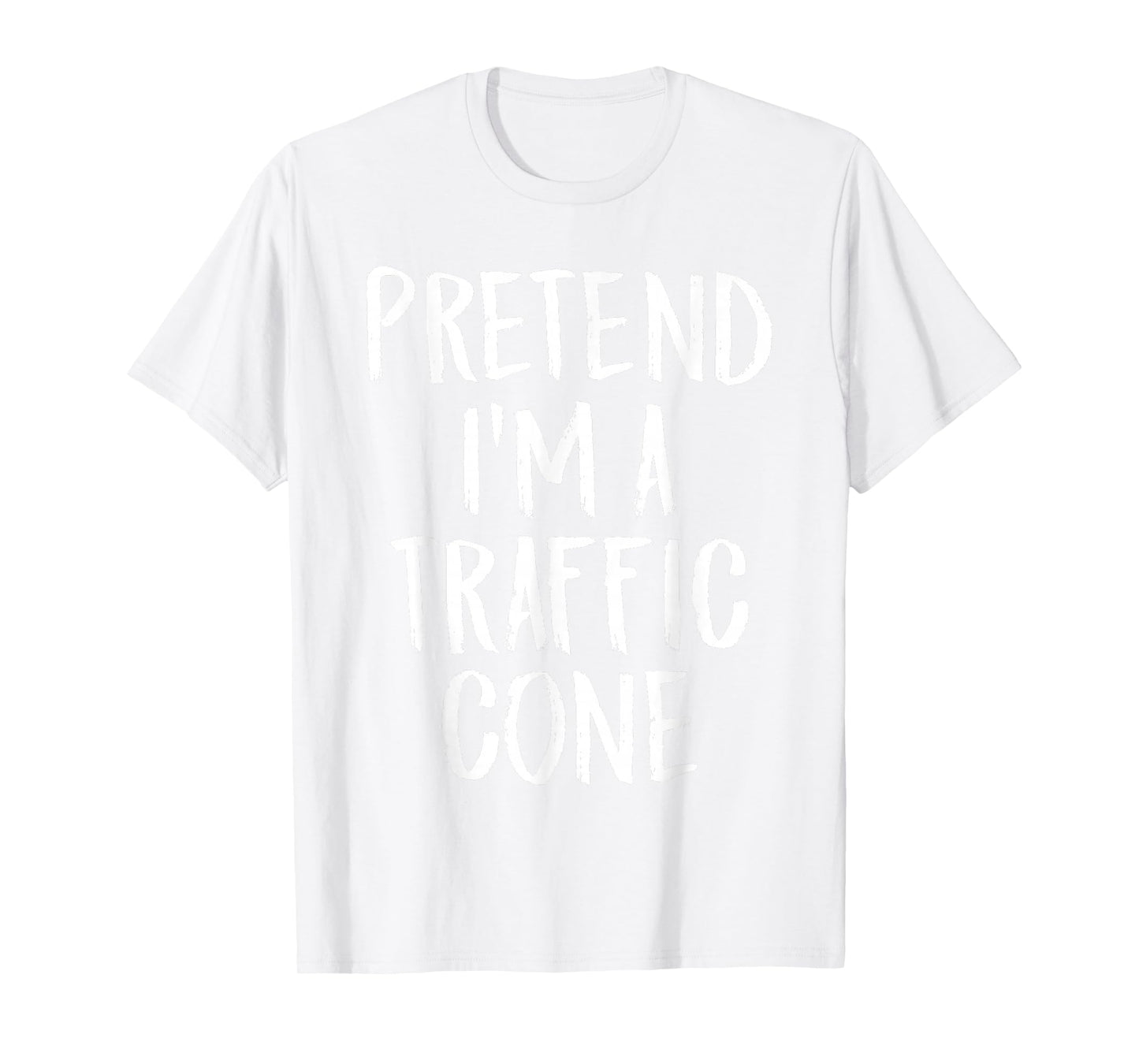 Pretend I'm A Traffic Cone Family Halloween Party Costume T-Shirt