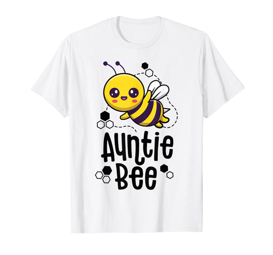 Family Bee Shirts Auntie Aunt Birthday First Bee Day Outfit T-Shirt
