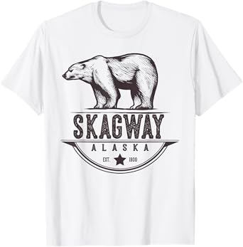 Skagway Alaska Bear Vacation And Cruise Gift T-Shirt