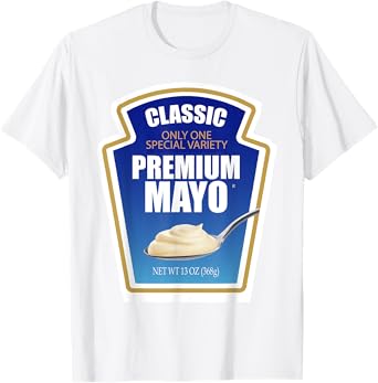 Mayonnaise DIY Costume Matching Couples Groups Halloween T-Shirt