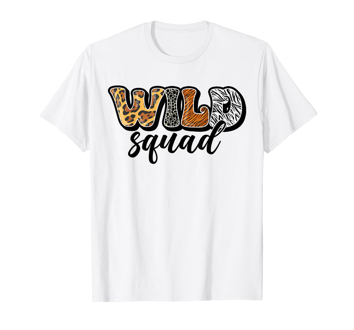 Wild Squad Zoo Theme Birthday Safari Jungle Matching Party T-Shirt