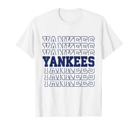 Vintage Yankees Retro Style 70s 80s First Name For Men Women T-Shirt