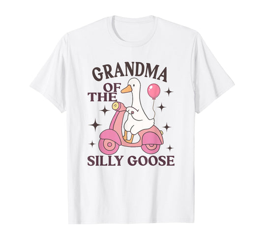 Grandma Goose On The Loose Funny Birthday Matching Family T-Shirt