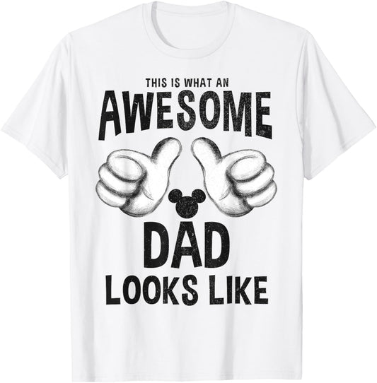 Disney Mickey And Friends Father's Day An Awesome Dad T-Shirt