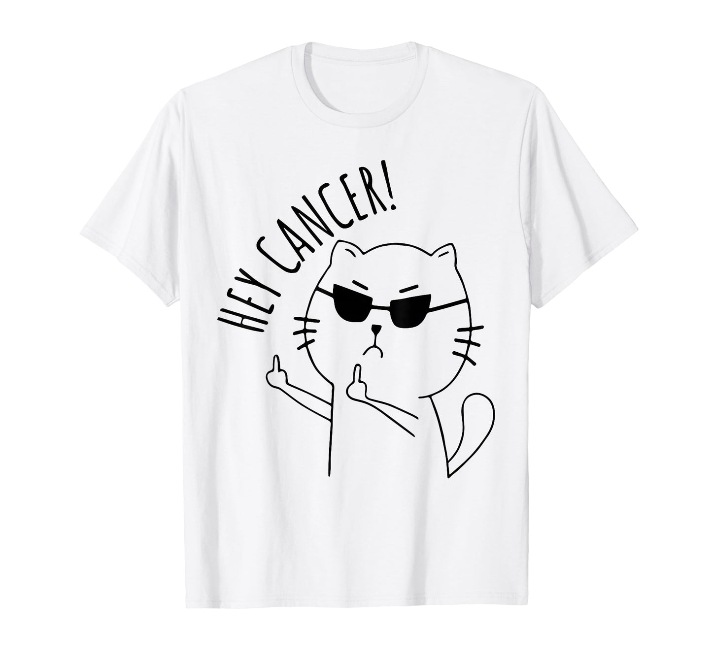 Cat Hey Cancer T-Shirt