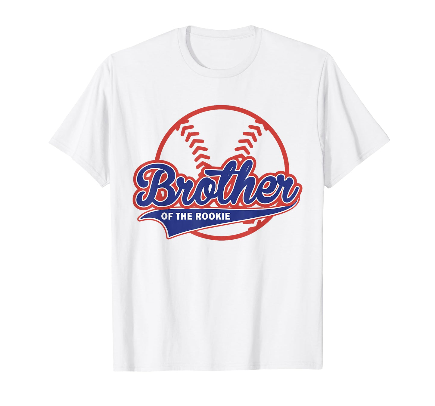 Brother Of The Rooki-e 1st Birthday Baseball Theme Matching T-Shirt