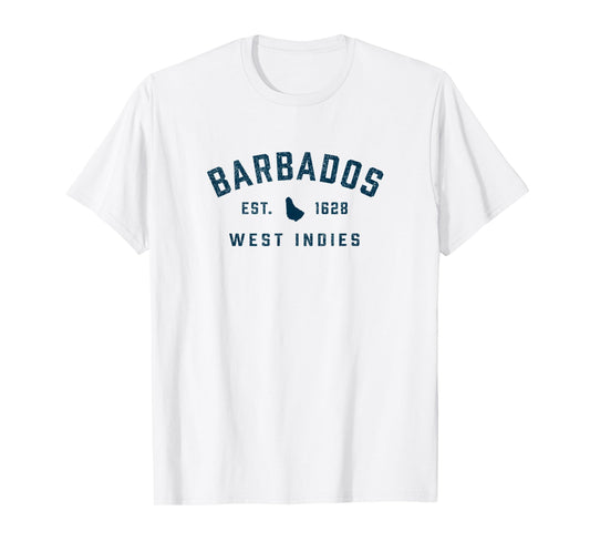 Vintage Barbados Preppy Throwback Retro Vacation Souvenir T-Shirt