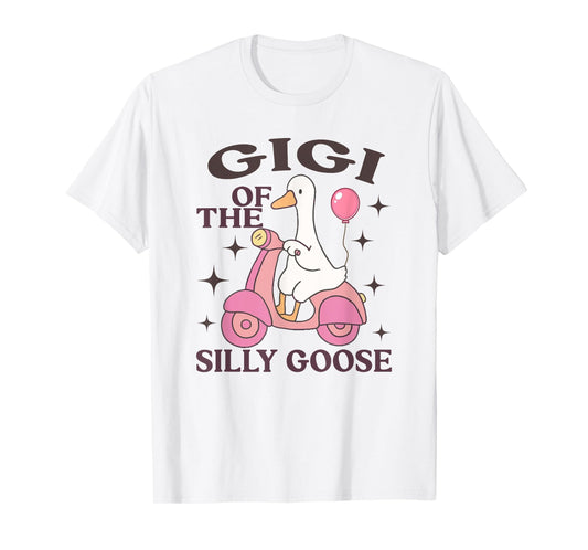 Gigi Goose On The Loose Funny Birthday Matching Family T-Shirt