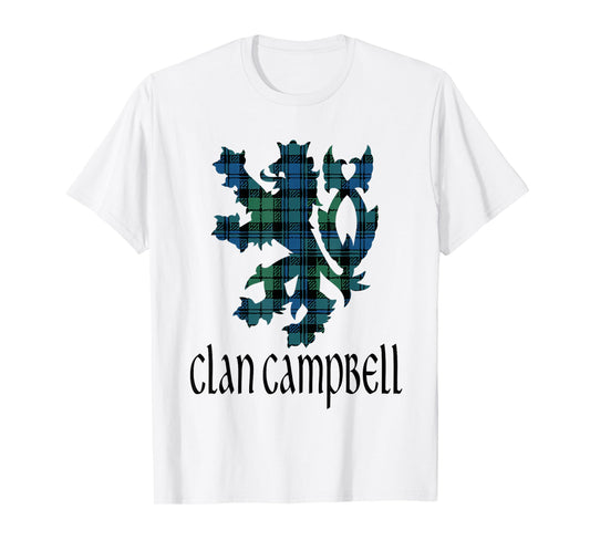 Clan Campbell Tartan Scottish Family Name Scotland Pride T-Shirt