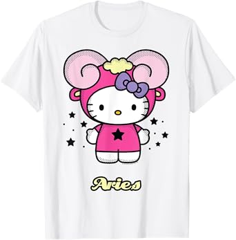 Hello Kitty Zodiac Aries Tee Shirt T-Shirt