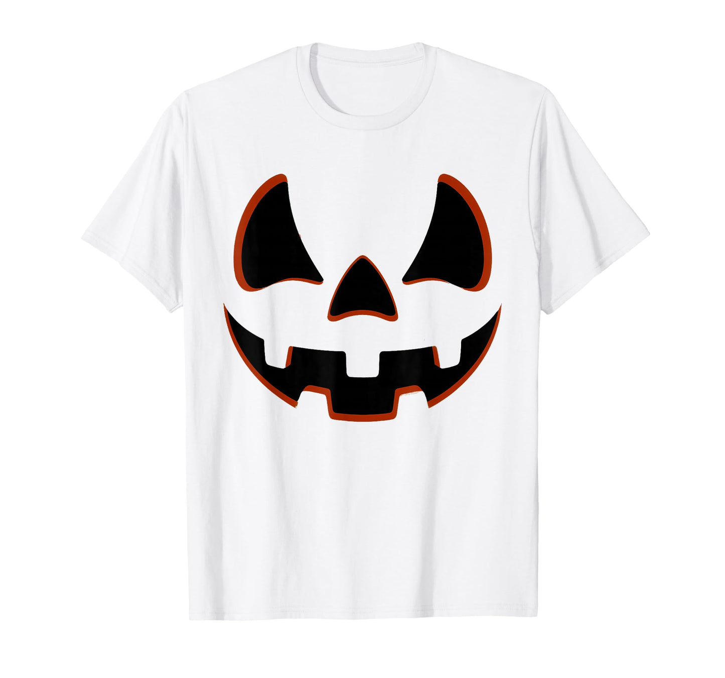 Jack O Lantern Pumpkin Face Funny Halloween Costume Spooky T-Shirt