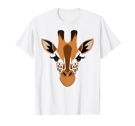 Halloween Giraffe Face Tshirt Costume Kids Cute Themed T-Shirt