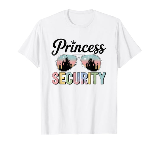Vintage Princess Security Protection Matching Family Boys T-Shirt