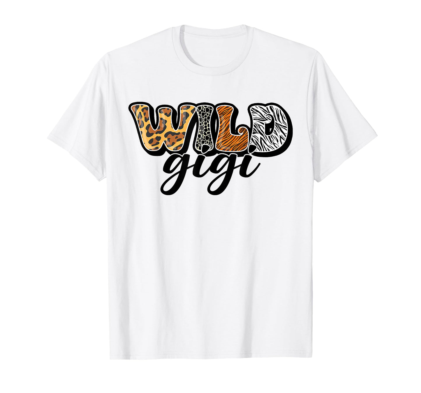 Wild Gigi Zoo Theme Birthday Safari Jungle Matching Party T-Shirt