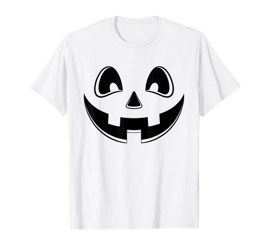 Cute Jack O Lantern Face Pumpkin Eyelashes Halloween Costume T-Shirt