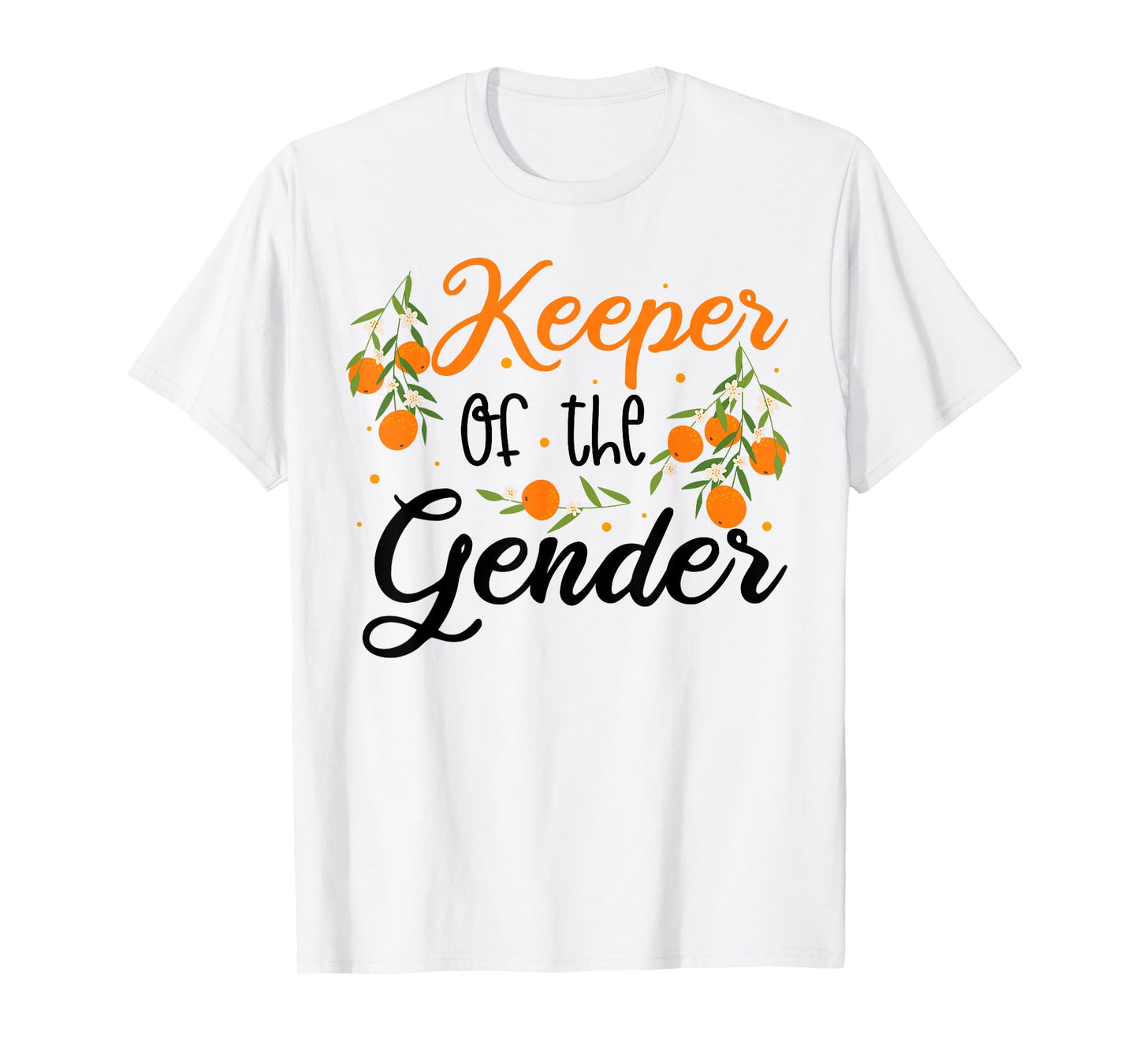 Keeper Of The Gender Boy Or Girl Little Cutie Gender Reveal T-Shirt