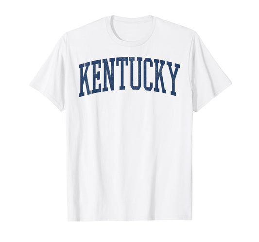Kentucky KY Retro Vintage Athletic Sports Design Men Women T-Shirt