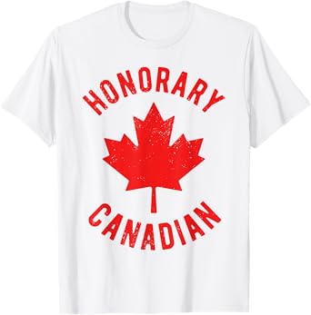 Honorary Canadian Canada Day Wedding Canadian Husband Wife T-Shirt