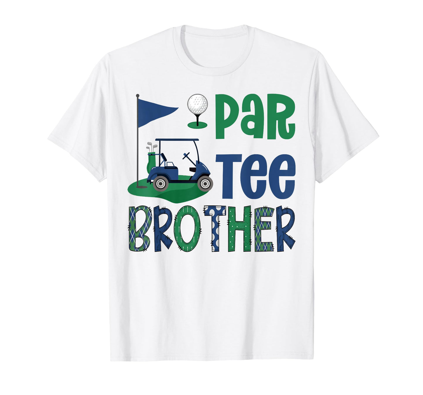 Par-Tee Brother Golf Lover Birthday Party Family Matching T-Shirt