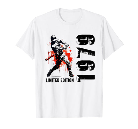 45th Birthday Baseball Limited Edition 1979 45 Years Old T-Shirt