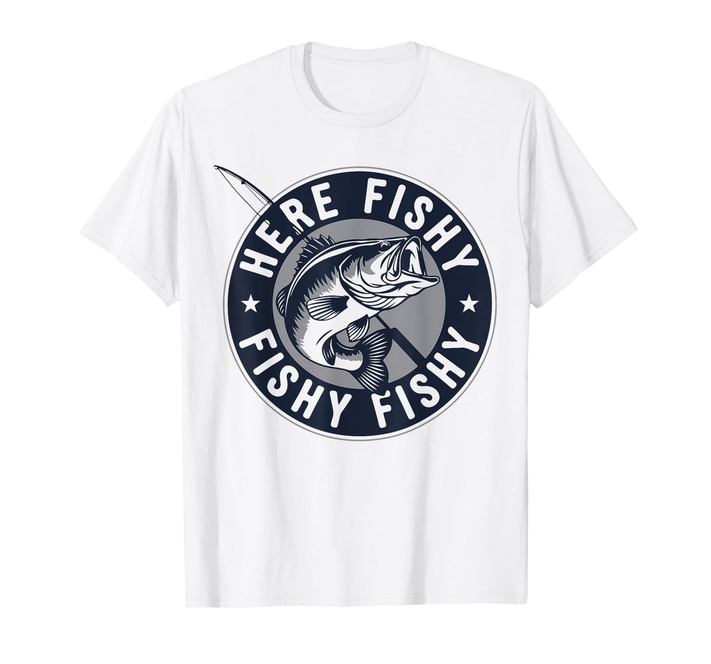 Youth Here-Fishy Funny Men Teen Boy Toddler Bass Dad Fishing T-Shirt