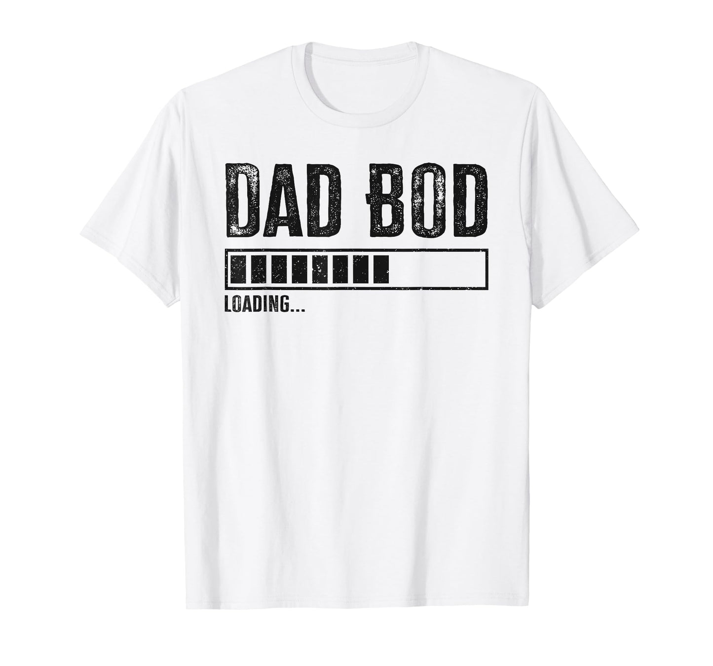 Mens Dad Bod Loading 2024 Funny Dad Fathers Day Baby Announcement T-Shirt