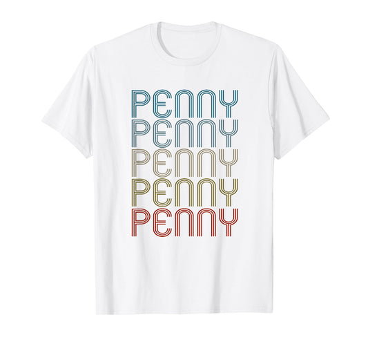 Penny First Name Vintage Retro T-Shirt