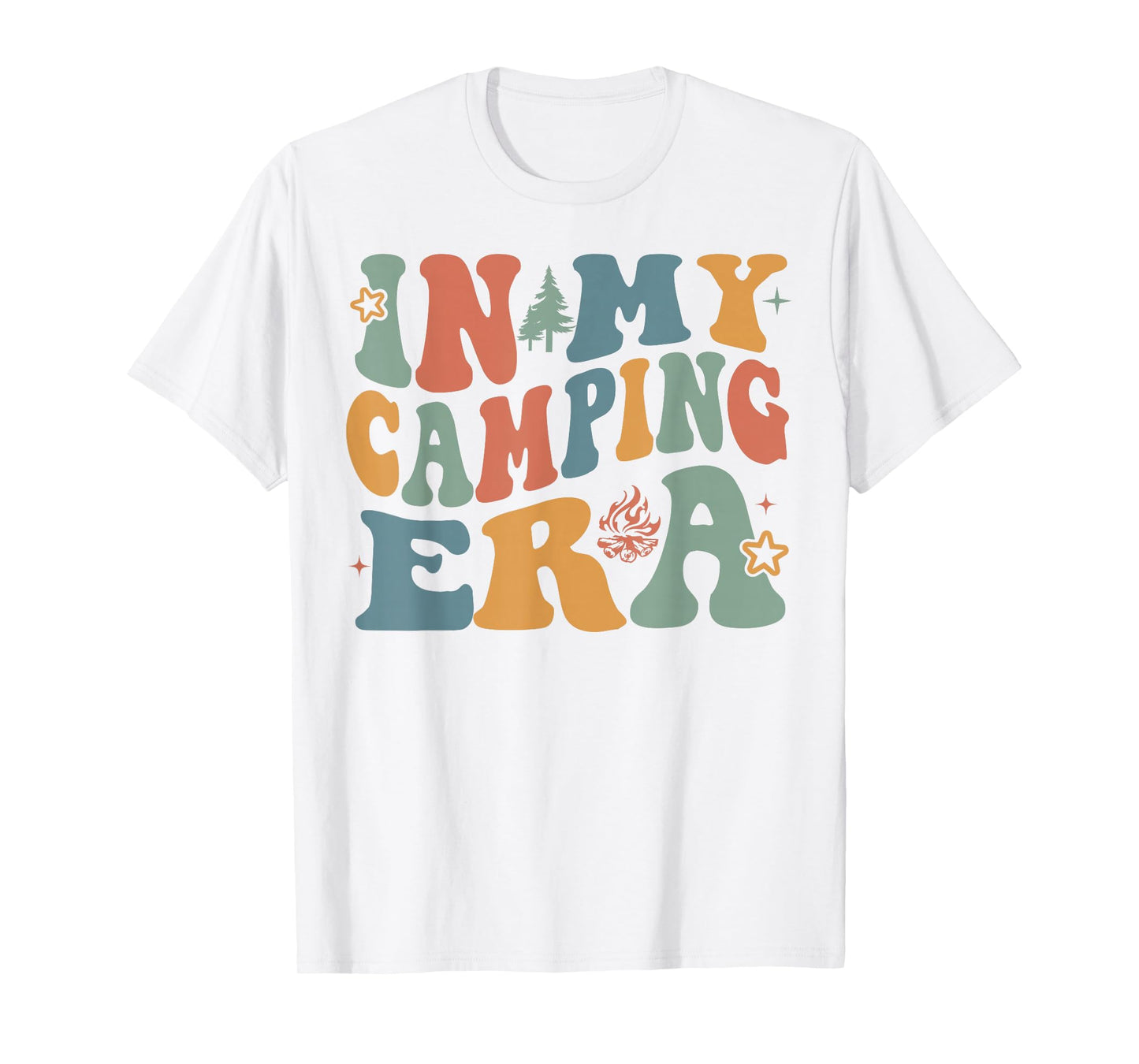 In My Camping Era Happy Camper Camping Trip Men Women Kids T-Shirt