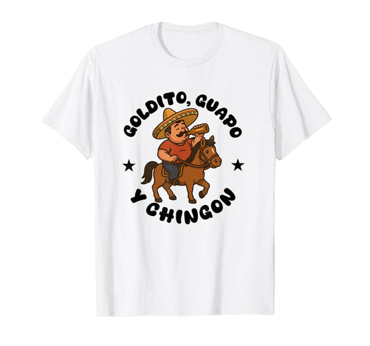 gordito guapo y chingon camisa papa mexicano mexican dad T-Shirt