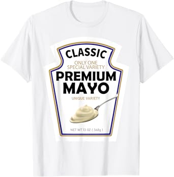 Mayonnaise DIY Costume Matching Couples Groups Halloween T-Shirt
