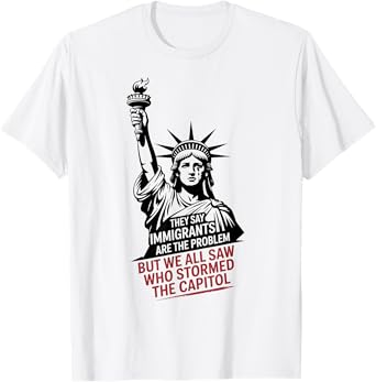 They Say Immigrants Are The Problem But We All Saw Stormed T-Shirt
