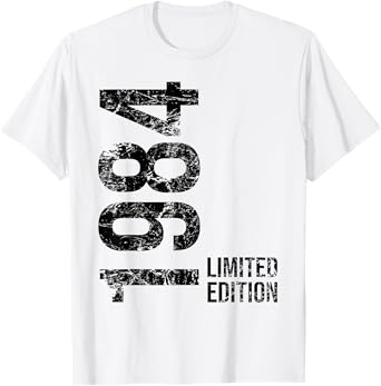 41st Birthday 41 Years Old Man Woman Vintage 1984 T-Shirt
