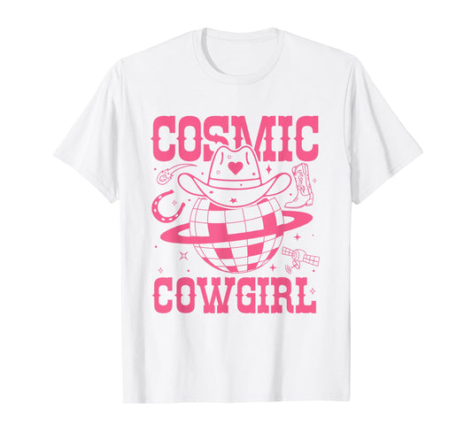 Cosmic Space Cowgirls Shirt Bachelorette Party Rodeo Girls T-Shirt