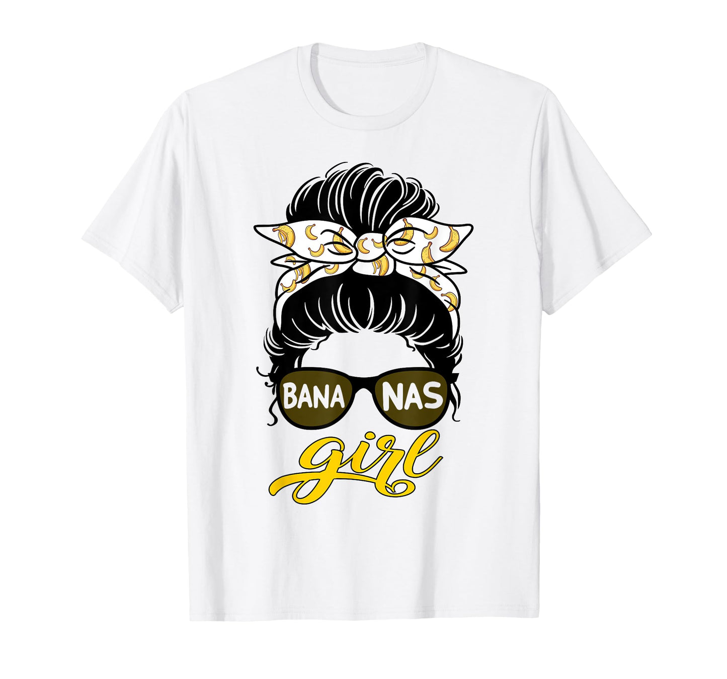 Retro Bananas Coquette Bow Gift for Girls & Women T-Shirt