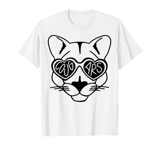 Cougars School Sports Fan Team Spirit T-Shirt