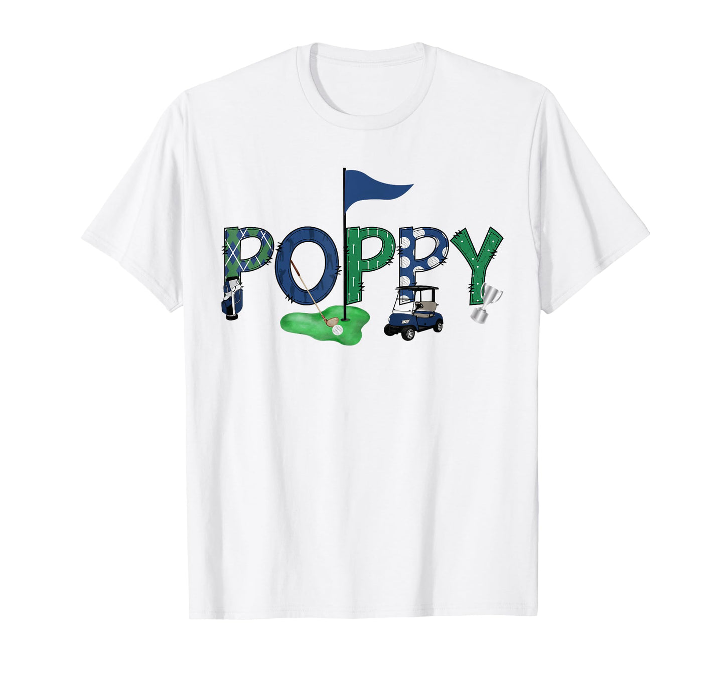 Poppy Of The Birthday Boy Hole in One Golf Sport Matching T-Shirt