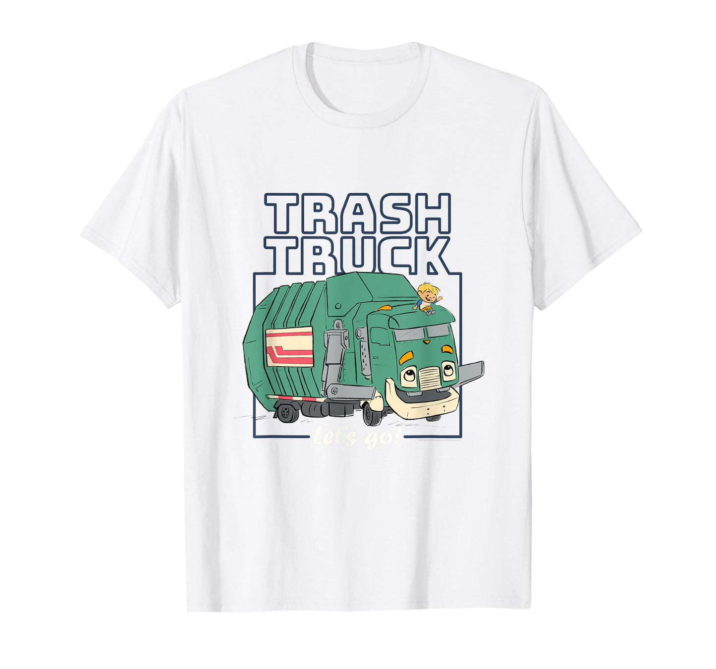 Trash Trucks Let's Go Best Friend Panel T-Shirt