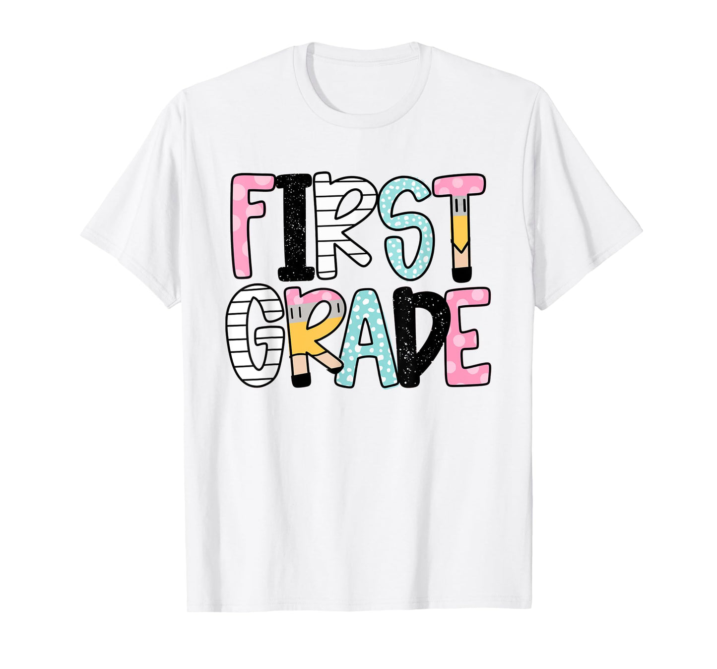 First Grade Retro Back To School Teacher First Day of School T-Shirt