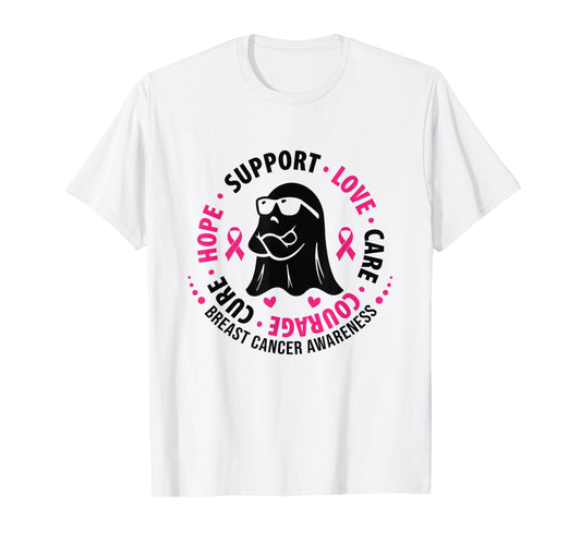 Fight Breast Survivor American Flag Breast Cancer Awareness T-Shirt