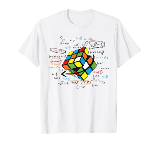 Cool Math Rubik Rubix Rubics Player Cube Math Lovers T-Shirt