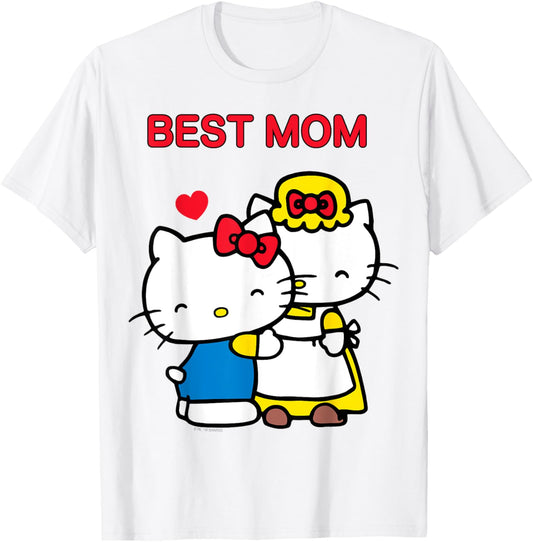 Hello Kitty Mother's Day Best Mom Tee Shirt T-Shirt