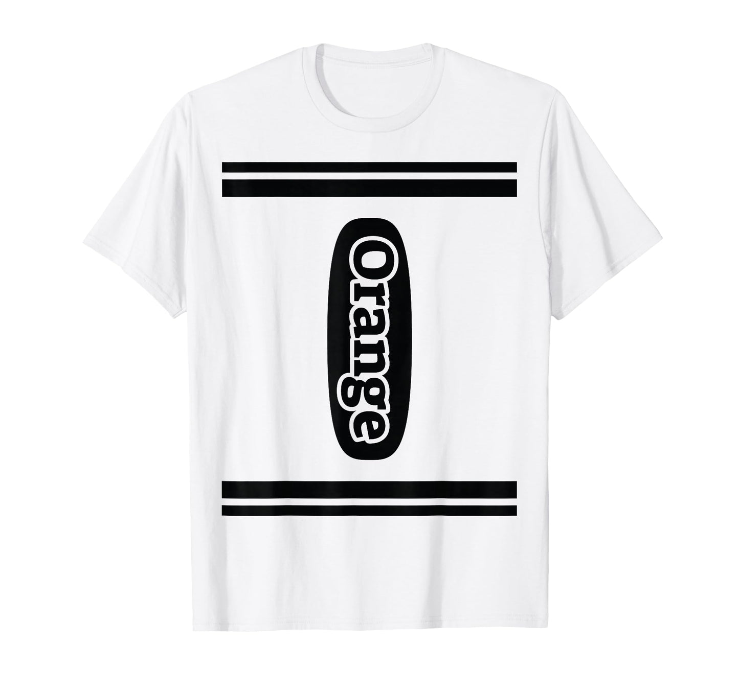 Crayon Orange Group Costume T-Shirt