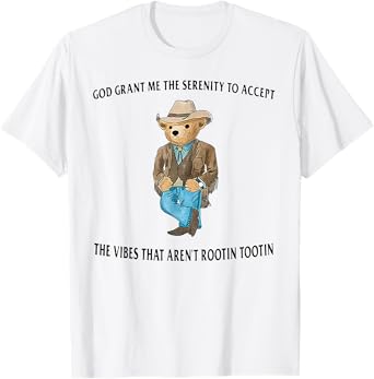 God Grant Me the Serenity to Accept the Vibes T-Shirt