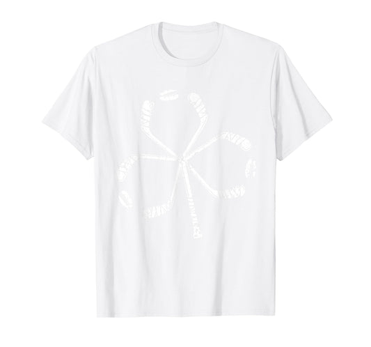 St Patricks Day Hockey Shamrock Vintage Stick Saint Paddy's T-Shirt