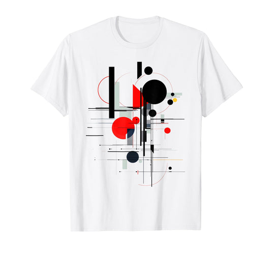 Art Abstract Motif Painting Artwork Geometric T-Shirt