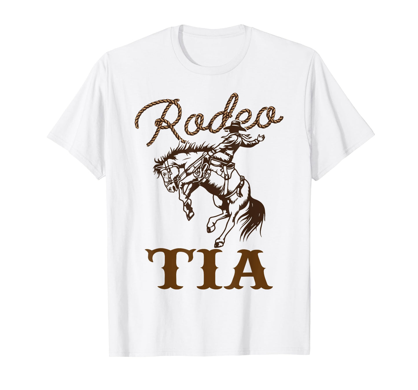 Tia Birthday Cowboy Cowgirl Western Rodeo Aunt Bday Party T-Shirt