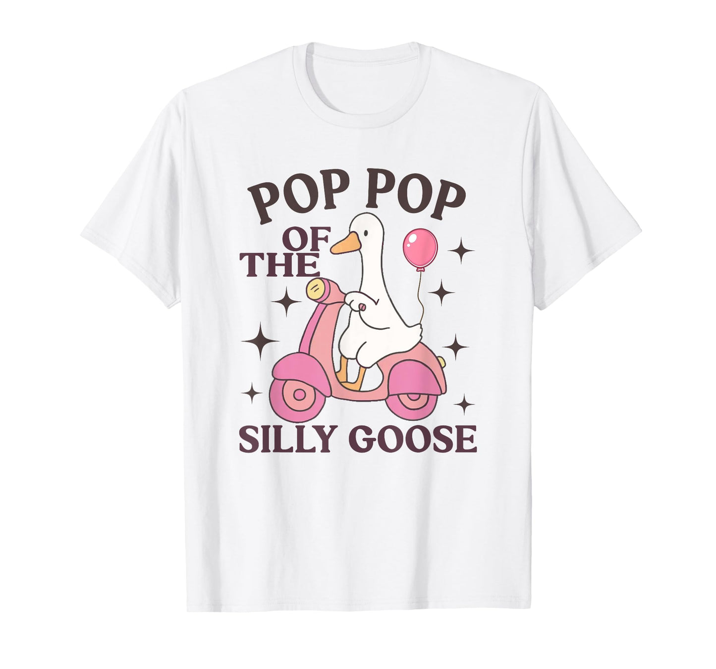 Pop Pop Goose On The Loose Funny Birthday Matching Family T-Shirt