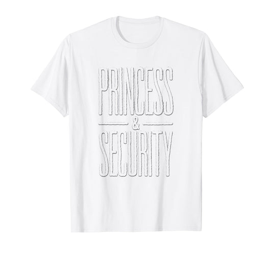 Vintage Princess Security Team Dad & Mom Family Trip T-Shirt
