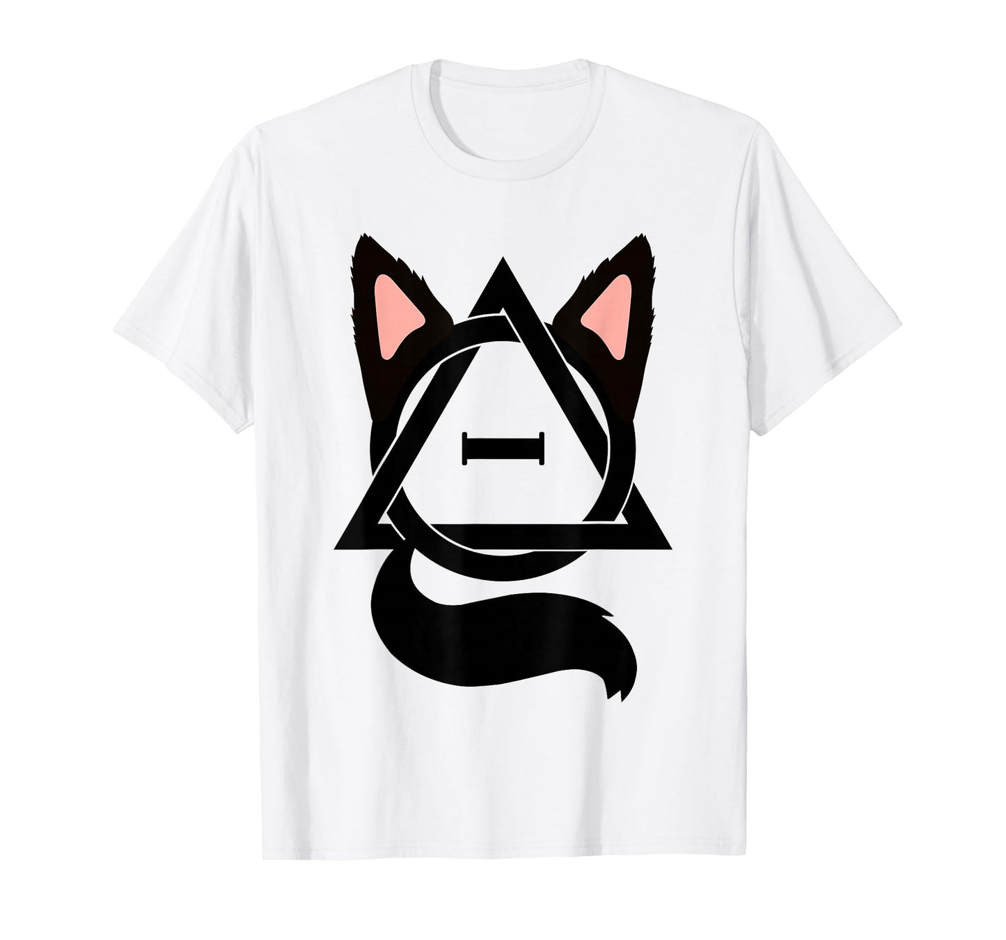 Unique Therian Gifts for Theta Delta Cat Lovers Unisex-Adult Therian Cat T-Shirt Grey Small Classic Fit Polyester 100% Short Sleeve T-Shirt
