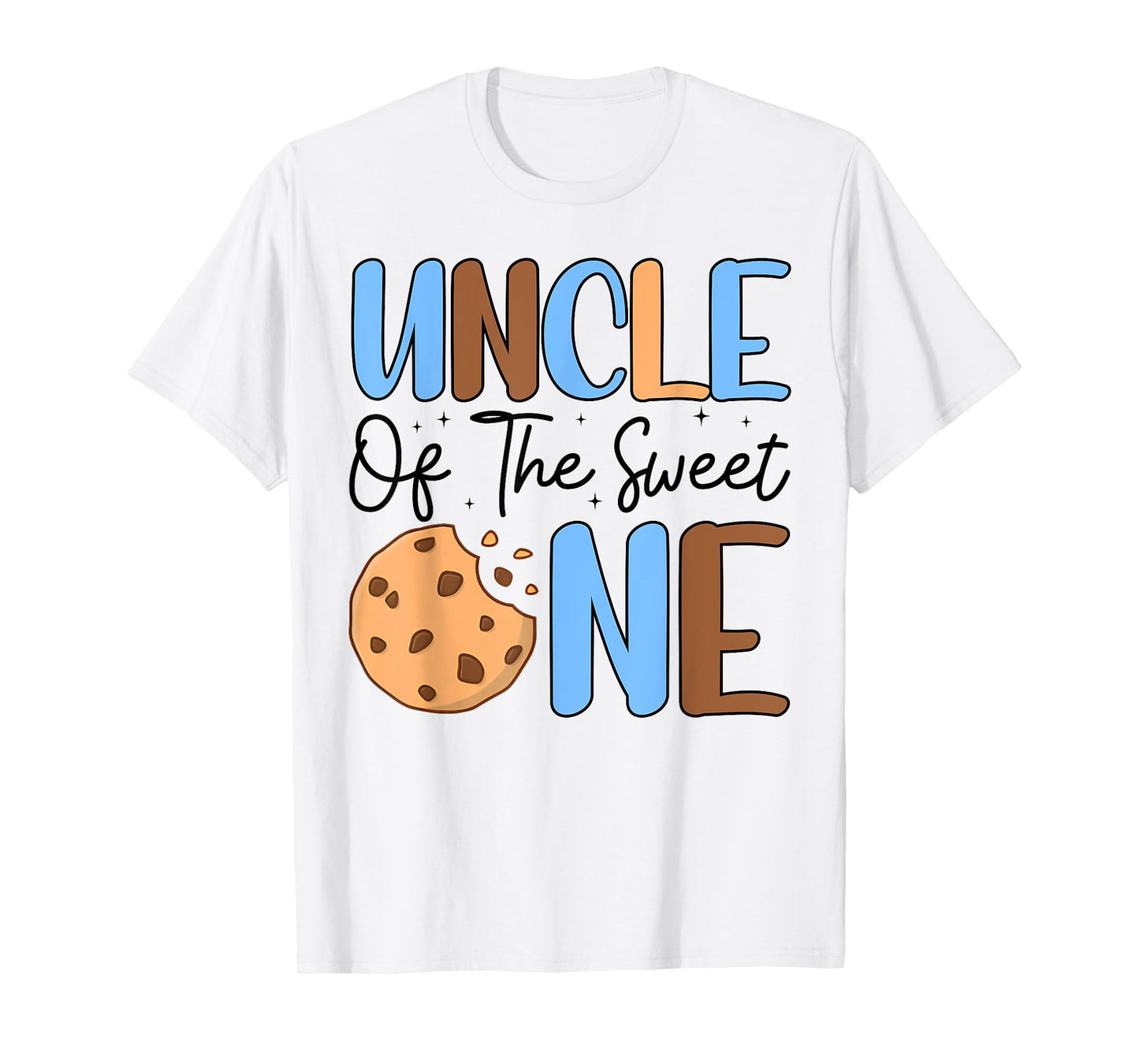 Uncle Of The Sweet One Cookies & Milk 1st Birthday Family T-Shirt